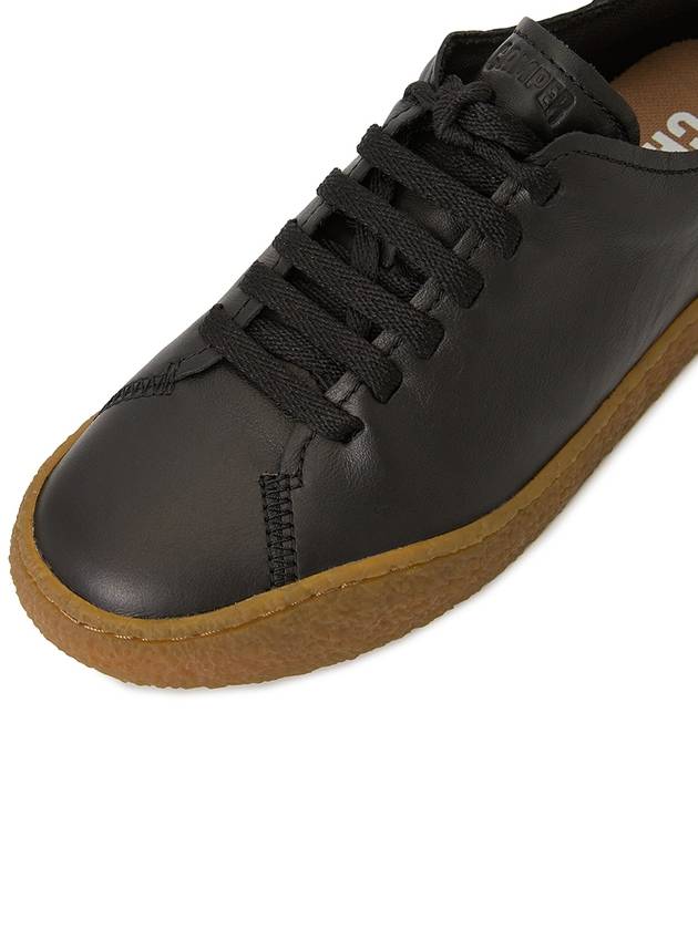 Men's Peu Terreno Leather Low Top Sneakers Black - CAMPER - BALAAN 8