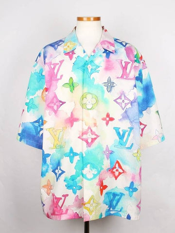 Monogram Watercolor Hawaiian Shirt XXL - LOUIS VUITTON - BALAAN 1