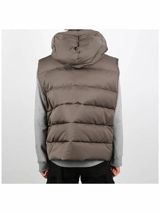 Gimp Down Vest Brown - RICK OWENS - BALAAN 5