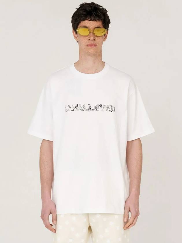 Vegetable Logo Short Sleeve T-Shirt White - UNALLOYED - BALAAN 2