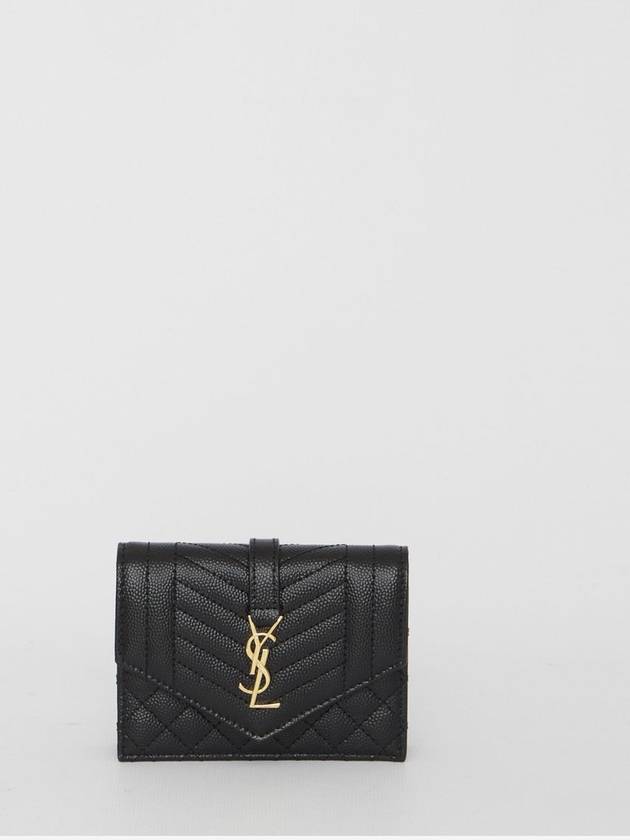 quilted leather wallet 739450BOWT1--1000 B0020168520 - SAINT LAURENT - BALAAN 1
