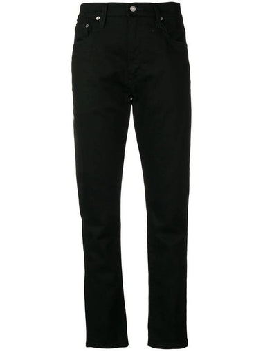 Men's Slim Tapered Jeans Black - LEVI'S - BALAAN 1