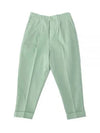 Carrot Pintuck Tapered Straight Pants Green - AMI - BALAAN 2