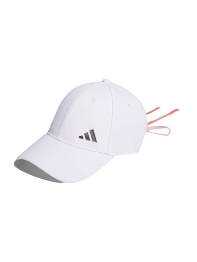 Logo Ribbon Ball Cap White - ADIDAS - BALAAN 1