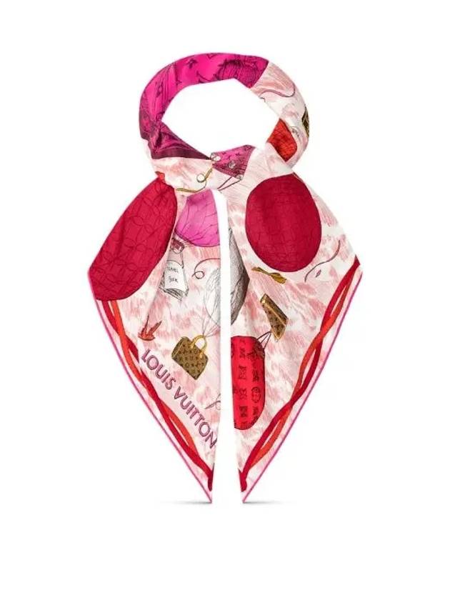 Up And Away Square 90 Scarf Poppy - LOUIS VUITTON - BALAAN 5