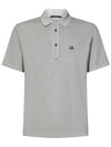 1020 Jersey Polo Shirt Grey - CP COMPANY - BALAAN 1