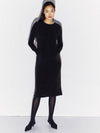 FRONT BACK KNIT DRESS BLACK - KIMDOH - BALAAN 3