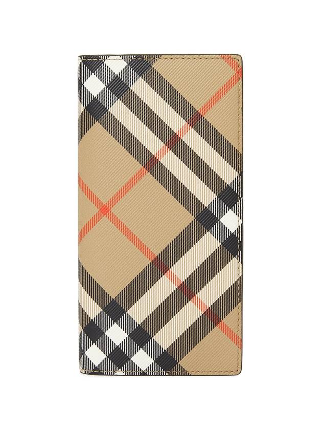 Check Bifold Card Wallet Sand - BURBERRY - BALAAN 2