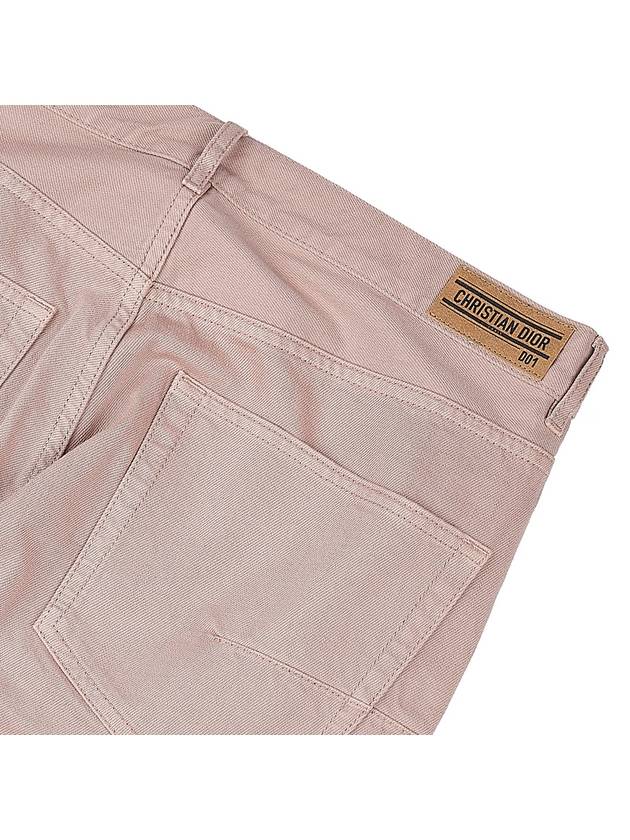 Denim Straight Jeans Beige - DIOR - BALAAN 8