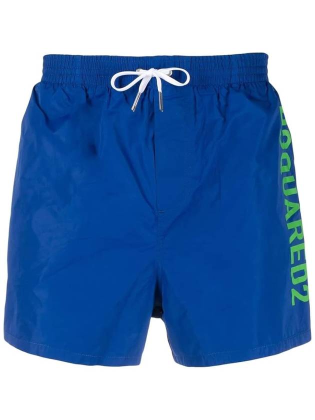 Logo Midi Swim Shorts - DSQUARED2 - BALAAN 1