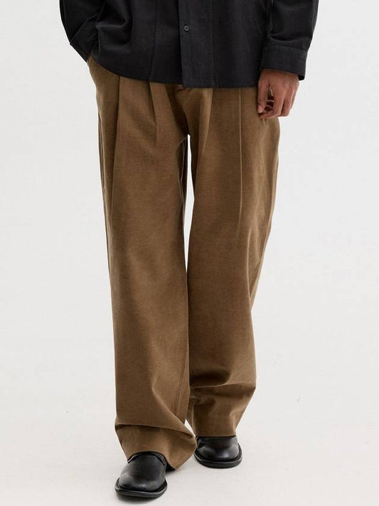 Peach Washing Wide Chino Pants Camel - THEN OUR - BALAAN 2