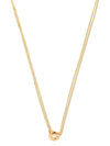 Layered Brass Necklace Gold - SALVATORE FERRAGAMO - BALAAN 3