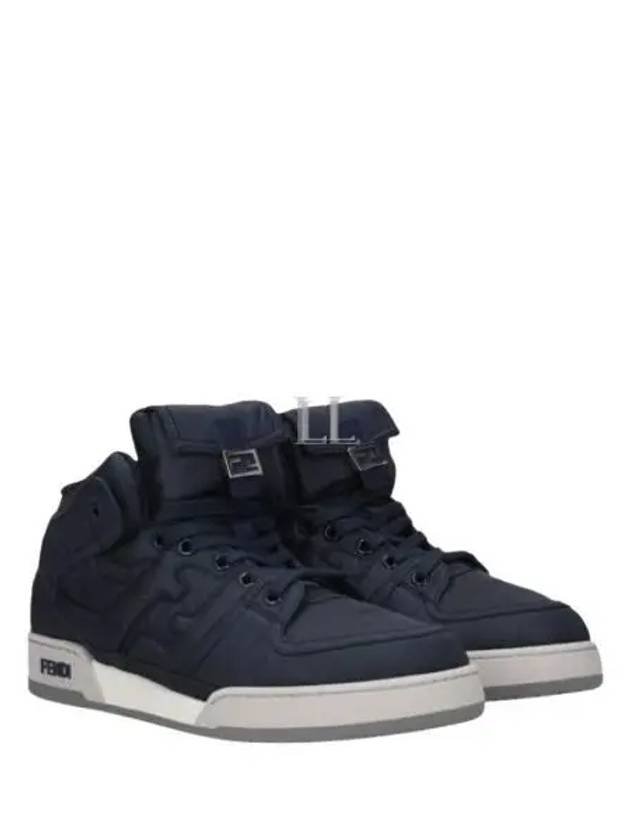 Match High Top Sneakers Blue - FENDI - BALAAN 2