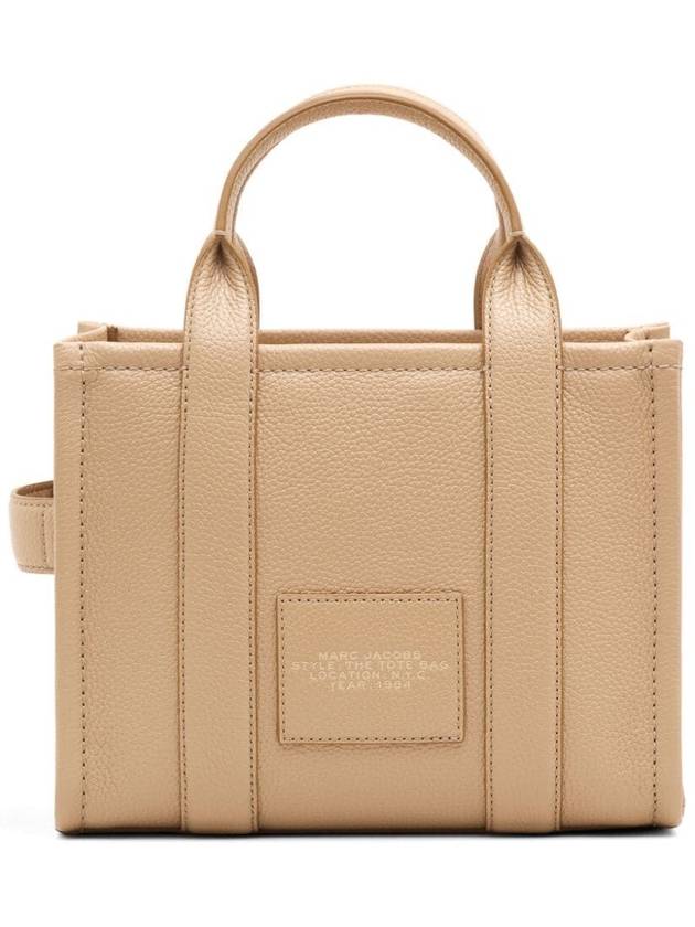 Small Leather Tote Bag Beige - MARC JACOBS - BALAAN 8