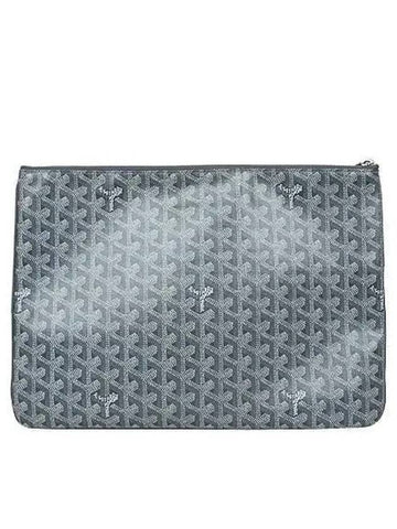 PVC gray color Sena MGM clutch bag - GOYARD - BALAAN 1