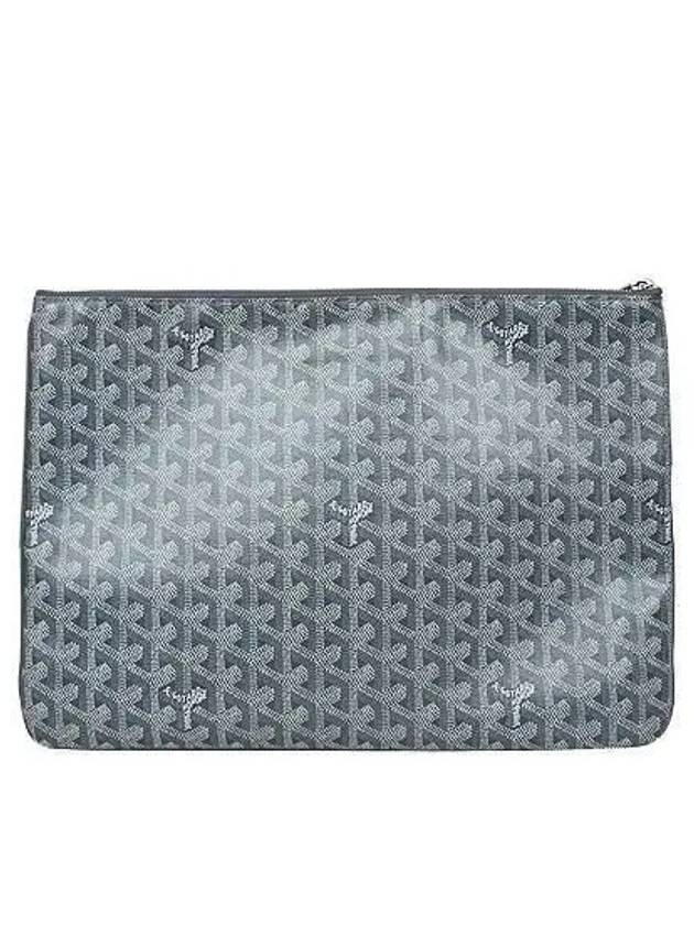 PVC gray color Sena MGM clutch bag - GOYARD - BALAAN 3