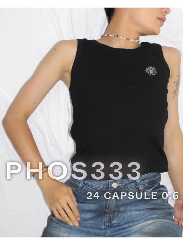 333 Logo Tank Top Black - PHOS333 - BALAAN 7