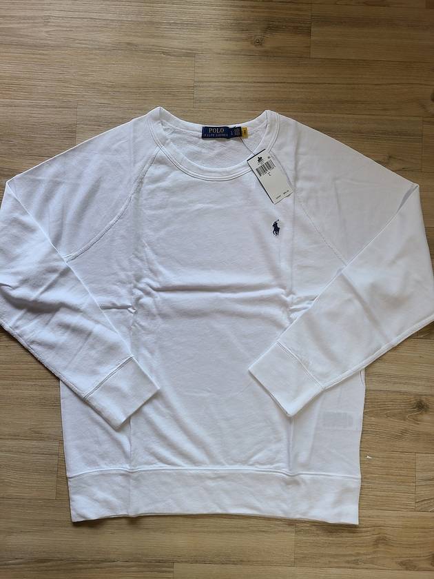 Men's Pony Logo Crew Neck Sweatshirt White - POLO RALPH LAUREN - BALAAN 5