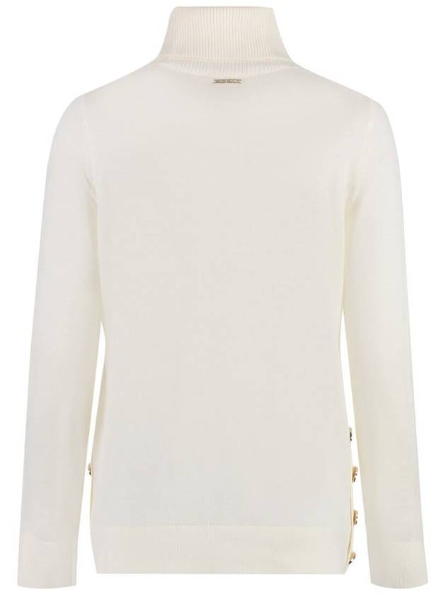 Turtleneck MF360NV4VR110 White - MICHAEL KORS - BALAAN 3