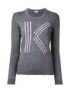 11th Anniversary Women's K Logo Knit Bokashi Gray 2TO564 836 66 - KENZO - BALAAN 2