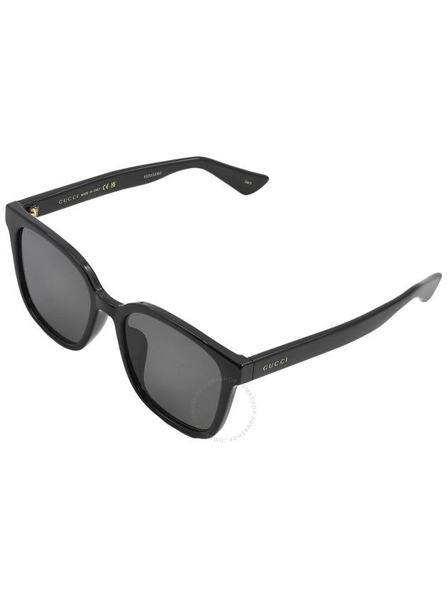 Eyewear Square Oversized Horn-Rimmed Sunglasses Black - GUCCI - BALAAN 4