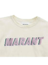 Marant logo embroidered sweatshirt 23PSW0011 FAA1M82E 90VA - ISABEL MARANT ETOILE - BALAAN 3