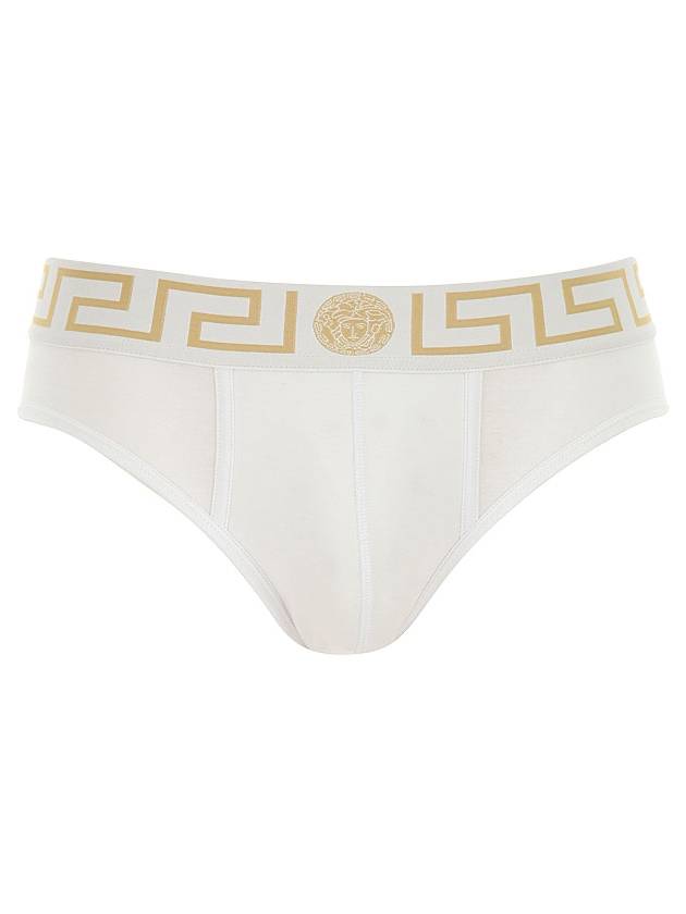 Men's Logo Banding Briefs 2 Pack White - VERSACE - BALAAN 1