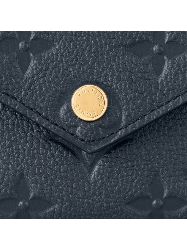 Victorine Monogram Empreinte Half Wallet Navy - LOUIS VUITTON - BALAAN 7