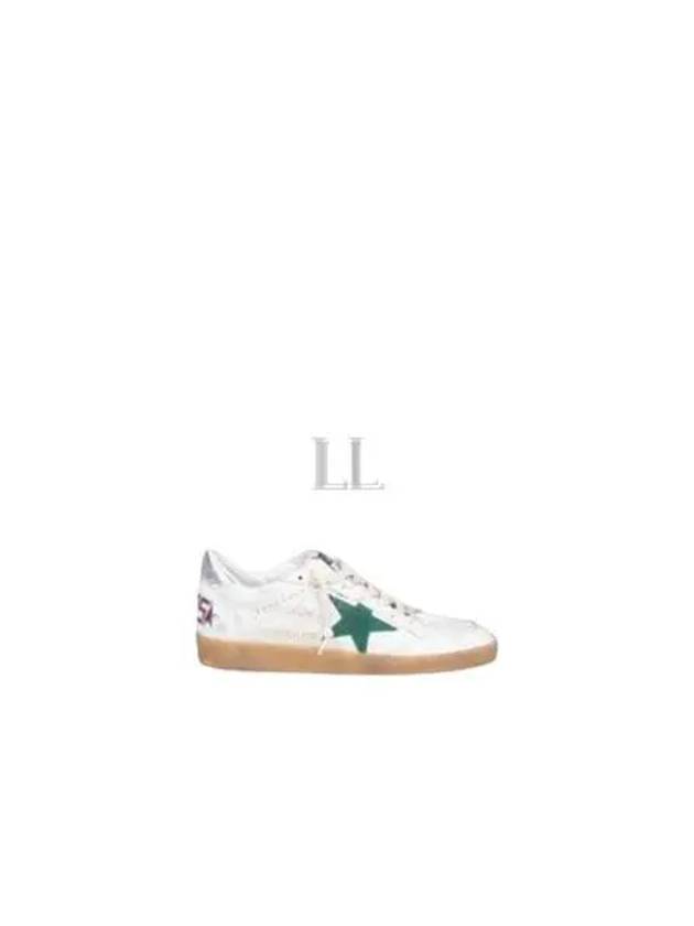 Ballstar Low Top Sneakers White Green - GOLDEN GOOSE - BALAAN 2