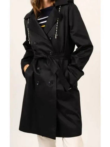 STE Honorine Navy 1544 CC Trench Coat - SAINT JAMES - BALAAN 1