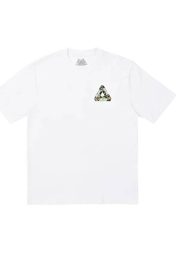 Jungle Camo Tri-Ferg Short Sleeve T-Shirt White - PALACE - BALAAN 3