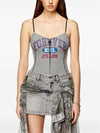 T-Lye Bodysuit Grey - DIESEL - BALAAN 2