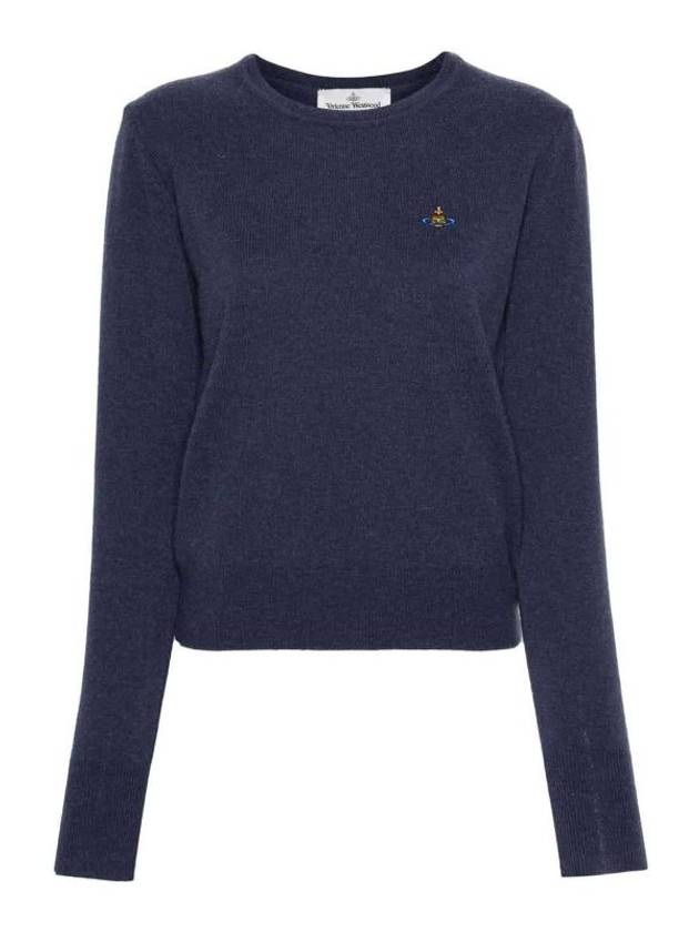 Bea Jumper Knit Top Navy - VIVIENNE WESTWOOD - BALAAN 2