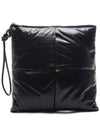 Padded Clutch Bag Black - BOTTEGA VENETA - BALAAN 2