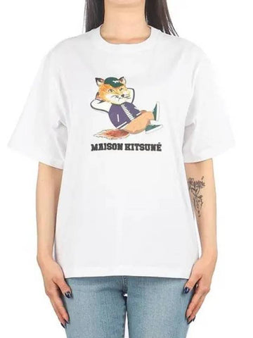 Women s Dressed Fox Short Sleeve T Shirt 270957 - MAISON KITSUNE - BALAAN 1