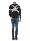 Tape printing brushed S74GU0262 900 Men's round long sleeve tshirt - DSQUARED2 - BALAAN 6