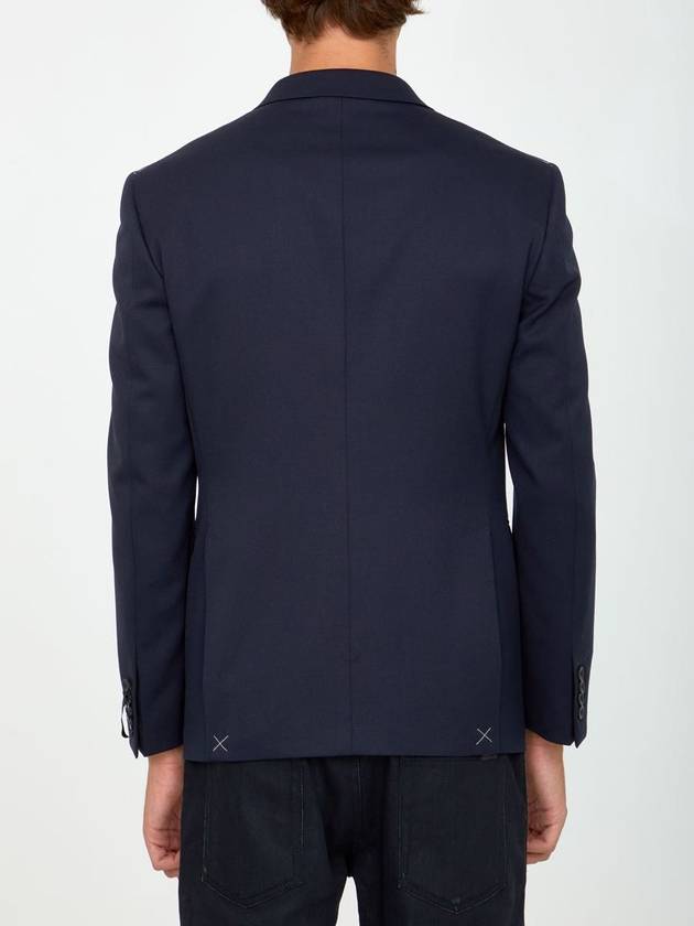 Blue Wool Jacket - TONELLO - BALAAN 4