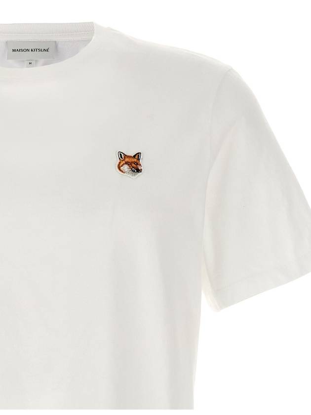 Fox Head Patch Classic Short Sleeve T-Shirt White - MAISON KITSUNE - BALAAN 4