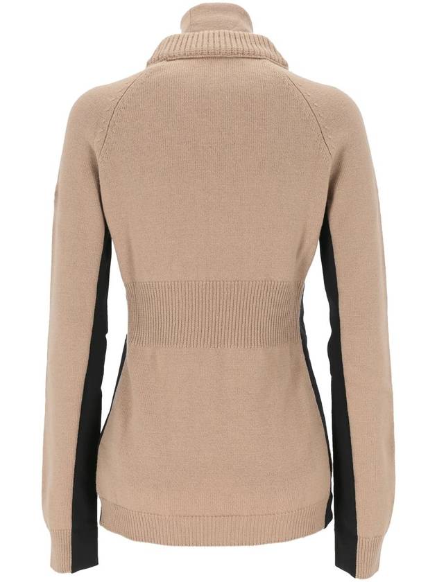 wool turtleneck beige - MONCLER - BALAAN 4