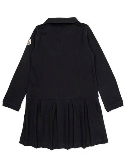 Moncler Baby Collar Long Sleeve Dress Navy - MONCLER - BALAAN 2