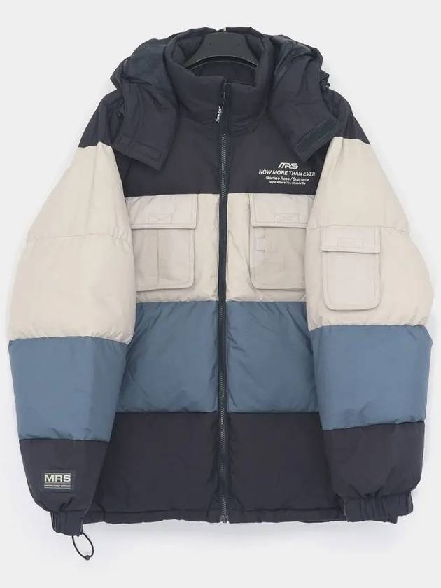 Martin Rose Collaboration Multi Pocket Down Puffer Hooded Padded Men s Jacket FW24J79 - SUPREME - BALAAN 2