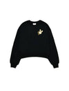 Brushed Options Smiling Rabbit Sweat Shirts BLACK - LE SOLEIL MATINEE - BALAAN 2