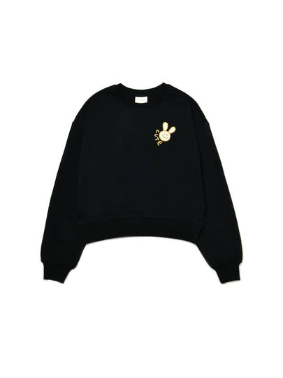 Smiling Rabbit Sweatshirt Black - LE SOLEIL MATINEE - BALAAN 2