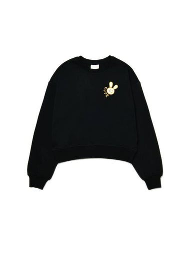 Smiling Rabbit Sweatshirt Black - LE SOLEIL MATINEE - BALAAN 1