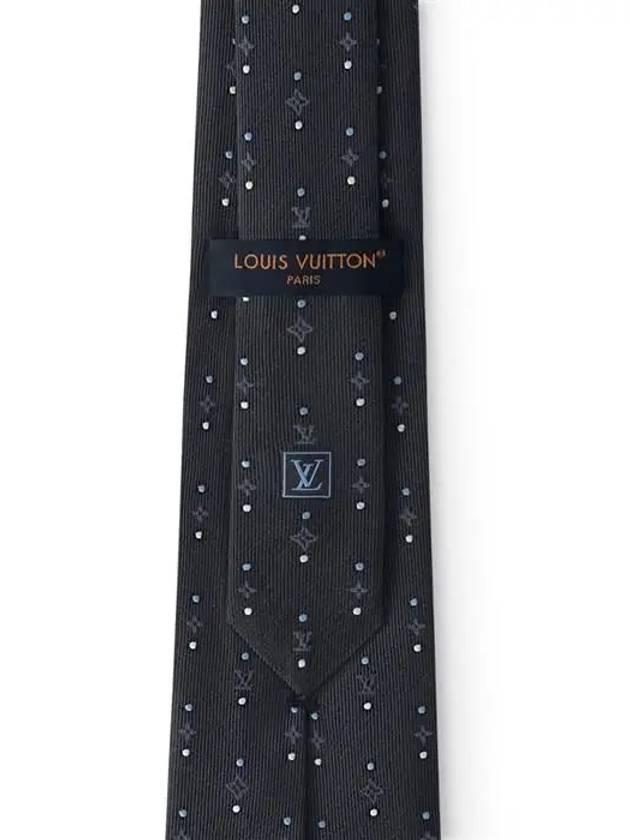 Men's Dot On Eclipse Tie Grey - LOUIS VUITTON - BALAAN 5