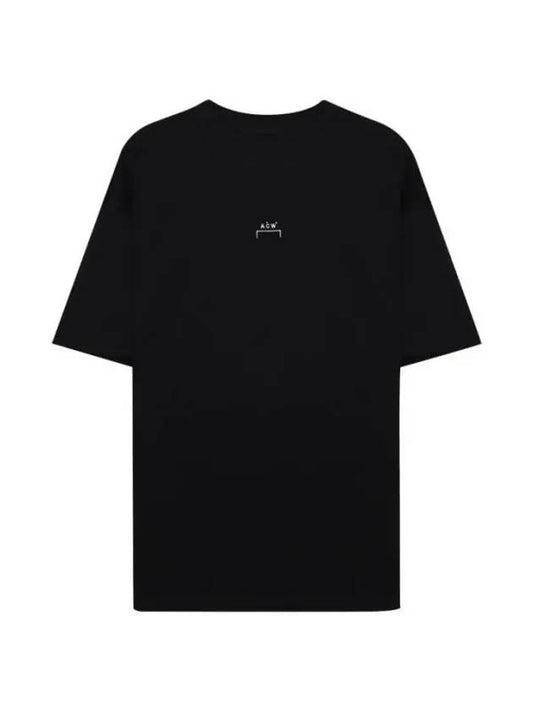 A Cold Wall ESSENTIAL T SHIRT ACWMTS091 Black Essential Short Sleeve TShirt - A-COLD-WALL - BALAAN 1