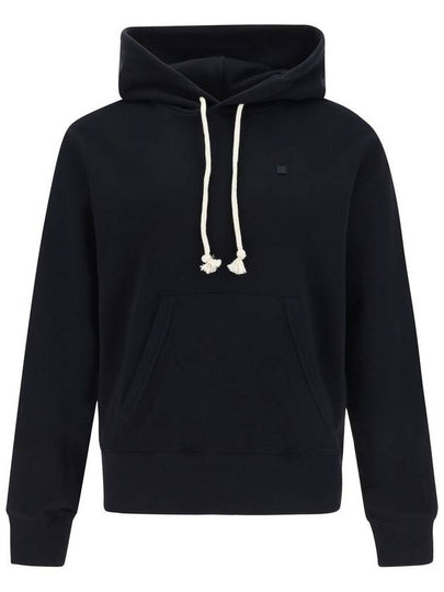 Small Logo Patch Hoodie Black - ACNE STUDIOS - BALAAN 2