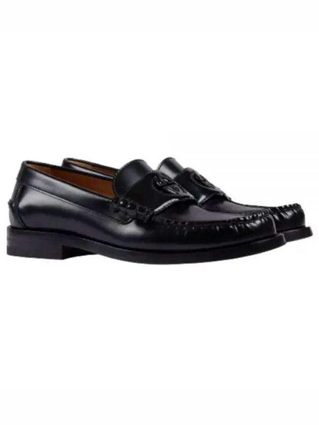 Interlocking G Leather Loafers Black - GUCCI - BALAAN 2