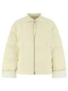 Recycled Fabric Padded Jacket Light Beige - JIL SANDER - BALAAN 2