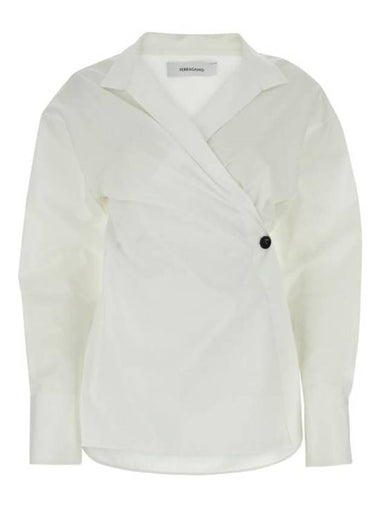 Salvatore Shirt 13C968770447 WHITE WHITE - SALVATORE FERRAGAMO - BALAAN 1